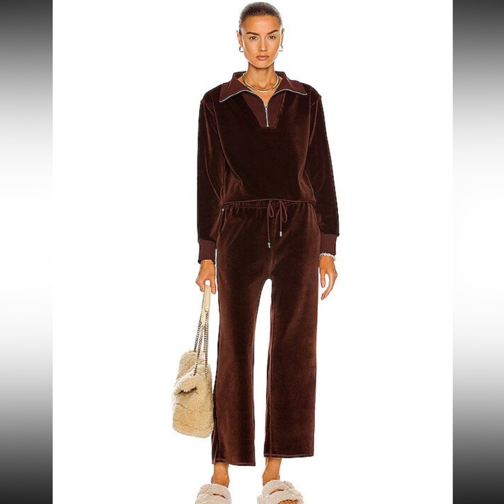 NILI LOTAN - Daphne Velour Track Pant - Picture 2 of 2
